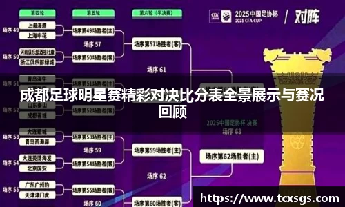 成都足球明星赛精彩对决比分表全景展示与赛况回顾